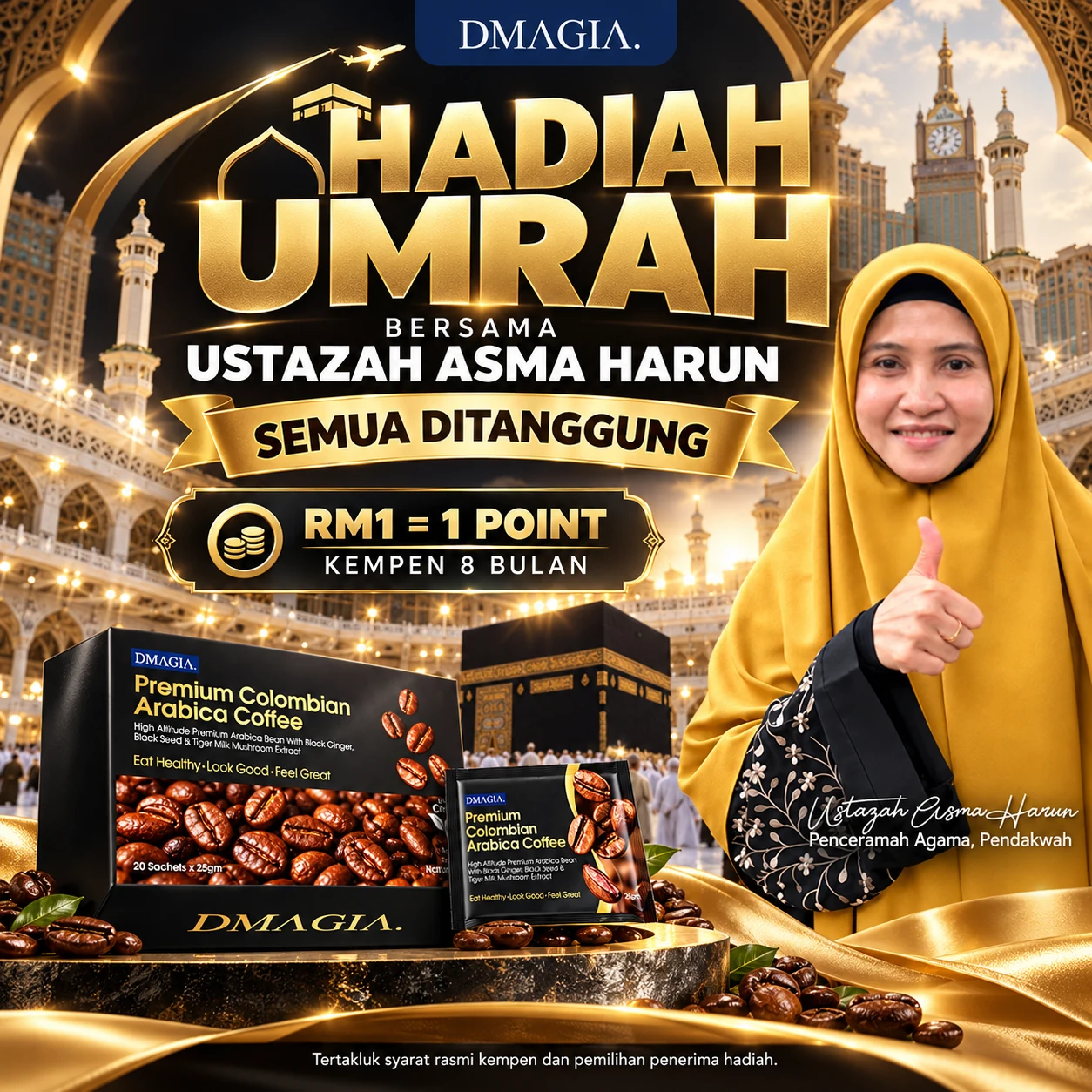 Hadiah Umrah bersama Ustazah Asma Harun